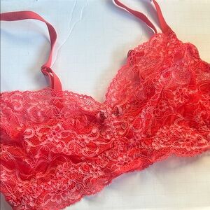 Cosabella Red Lace Bralette L